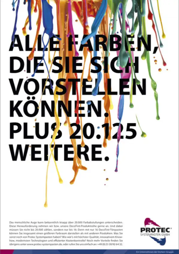 Alle Farben, die Sie sich vorstellen können