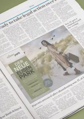 Elisen Park Anzeige Zeitung