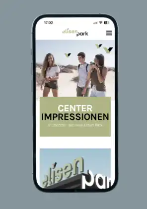 Elisen Park Website Relaunch Mobil Center Impressionen