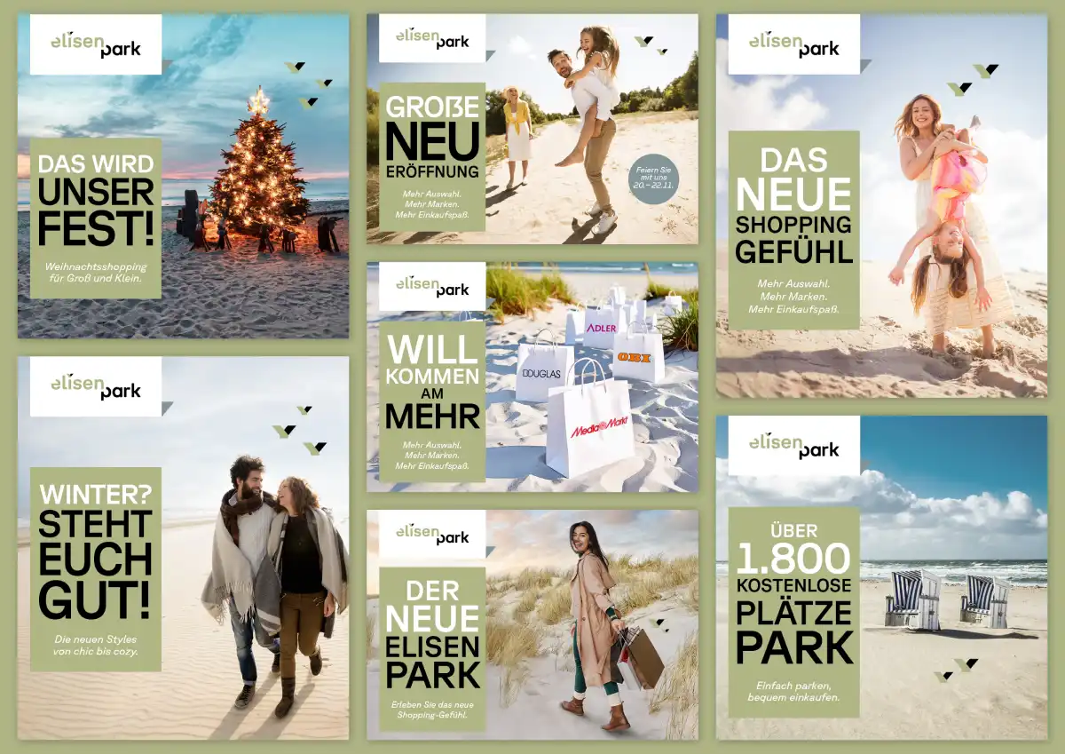 Elisen Park Kampagne Motive
