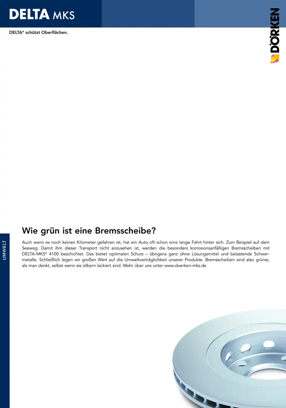 Wie grün ist eine Bremsscheibe?