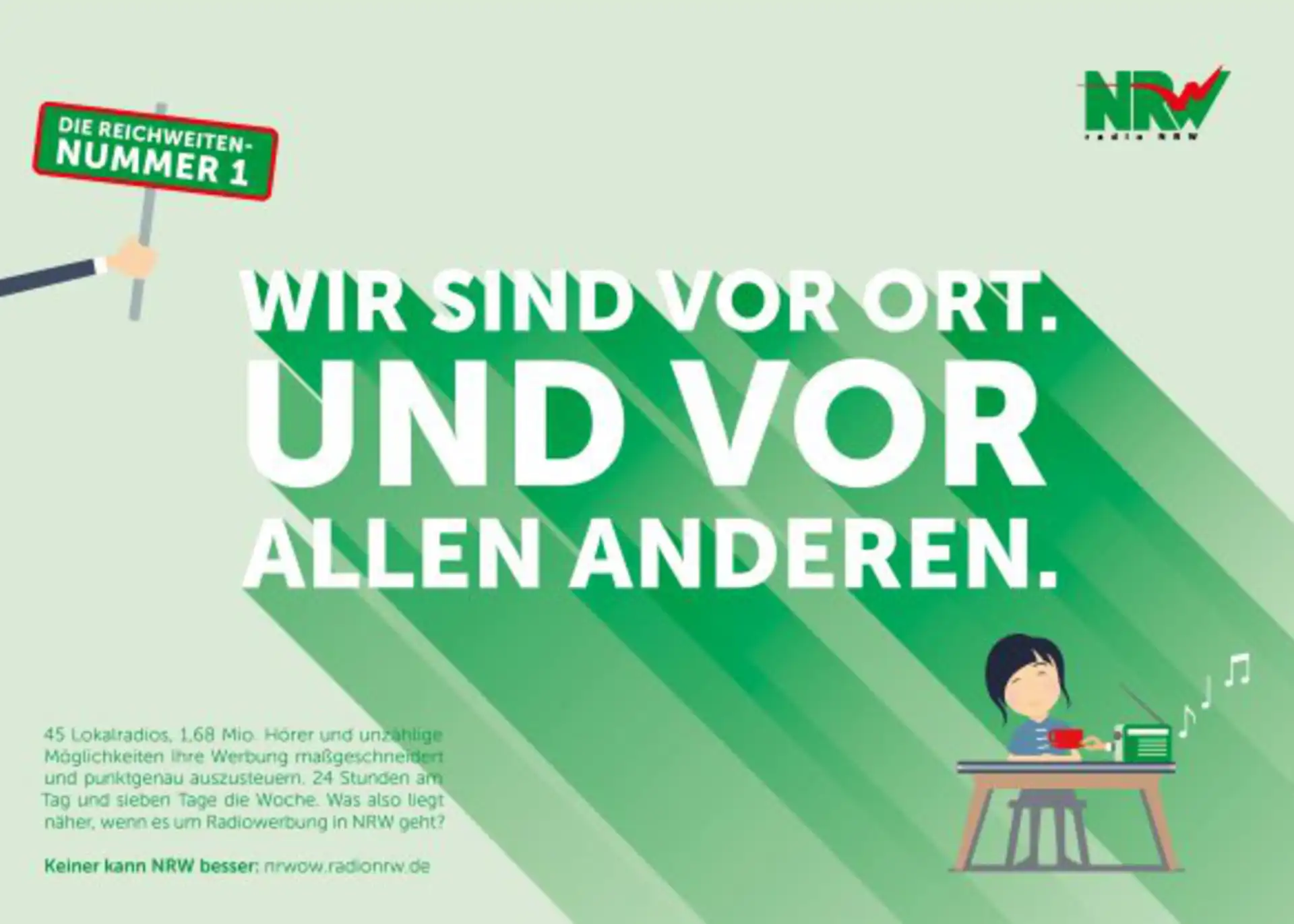 Wir sind vor Ort. Und vor allen anderen.