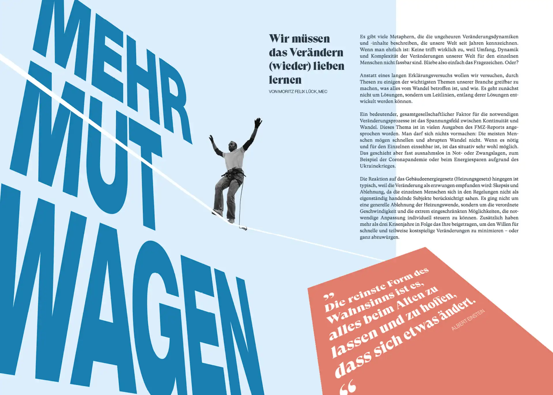 FMZ Report 23 Mehr Mut wagen