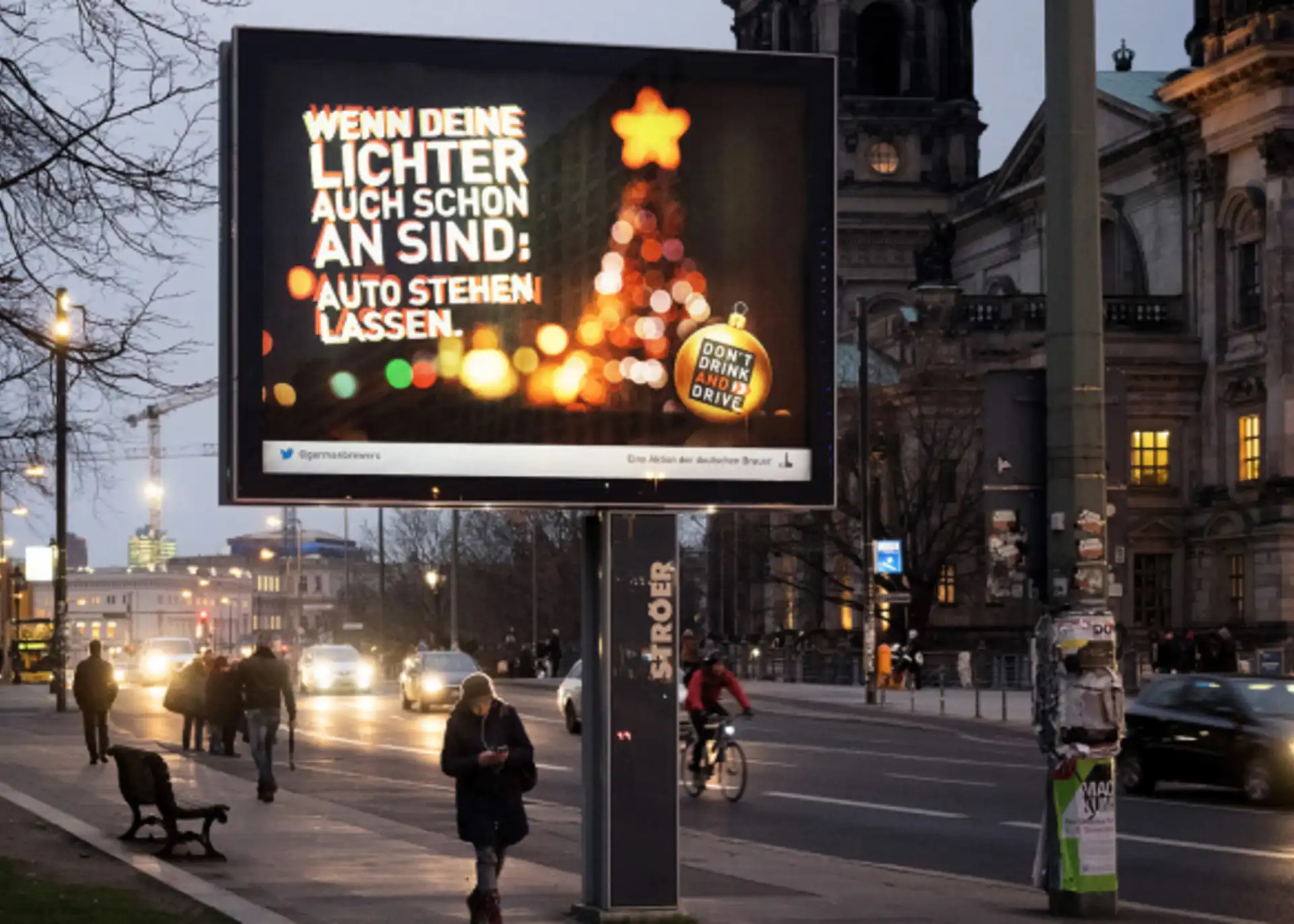 Wenn deine Lichter auch schon an sind: Auto stehen lassen.