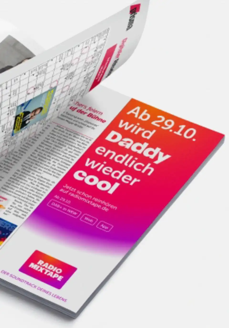 Radio Mixtape Anzeige Magazin