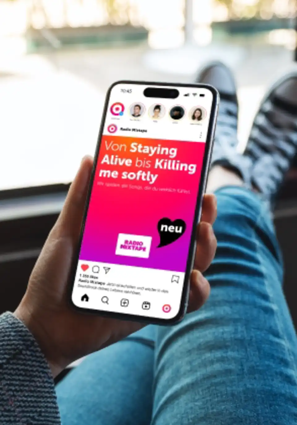Radio Mixtape SocialMedia Post »Von Staying Alive bis Killing me softly«