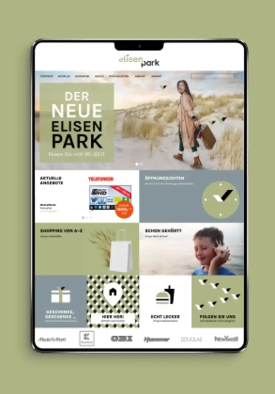 Elisen Park Website Relaunch Home