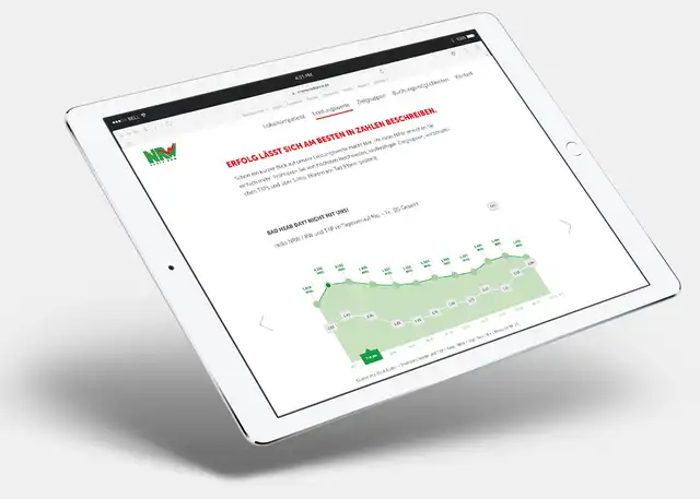 Landingpage iPad