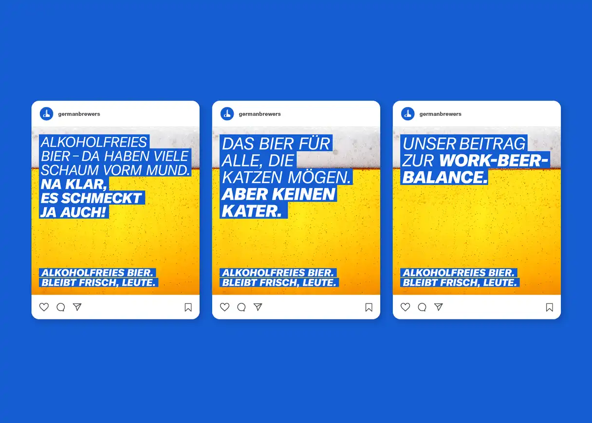 Kampagne Bleibt frisch, Leute Social Media Posts