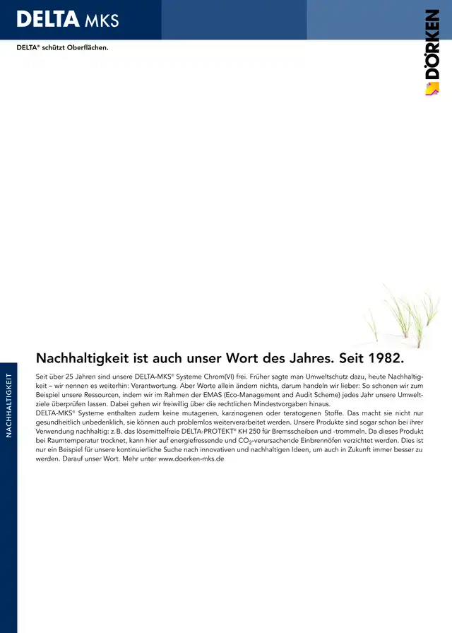 Nachhaltigkeit ist auch unser Wort des Jahres. Seit 1982.
