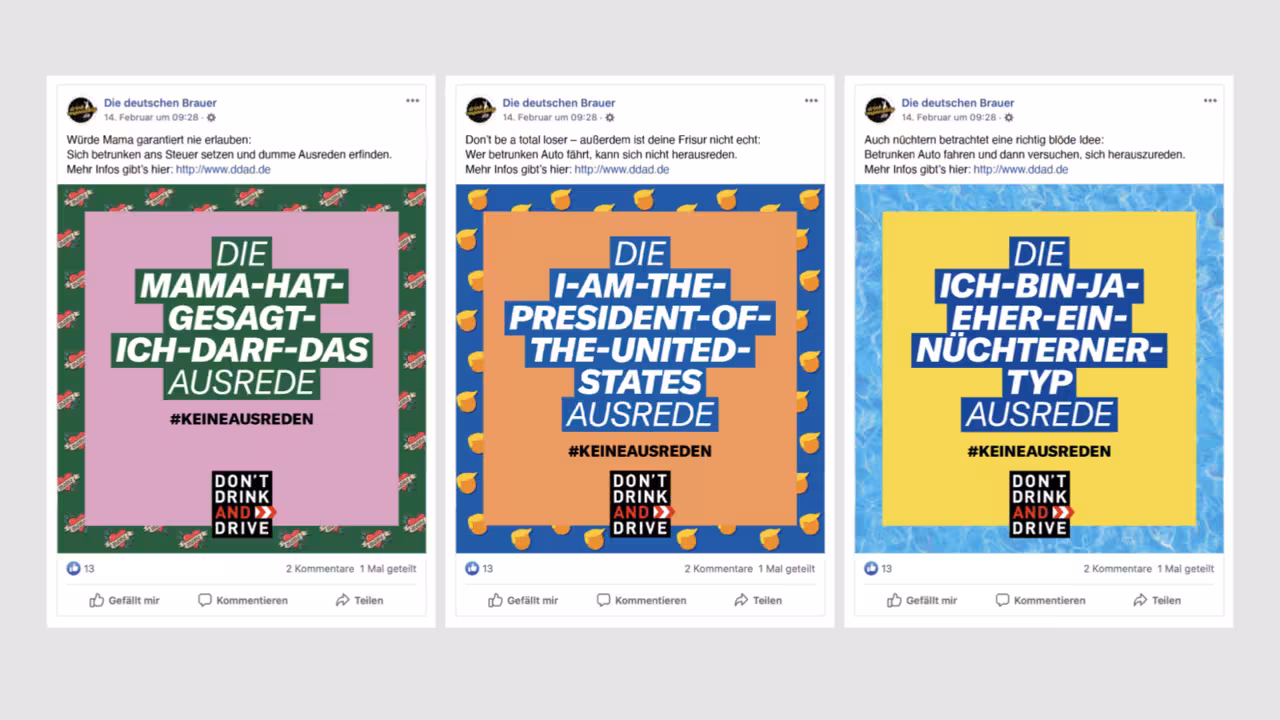 Keine Ausreden Kampagne Social Media Video