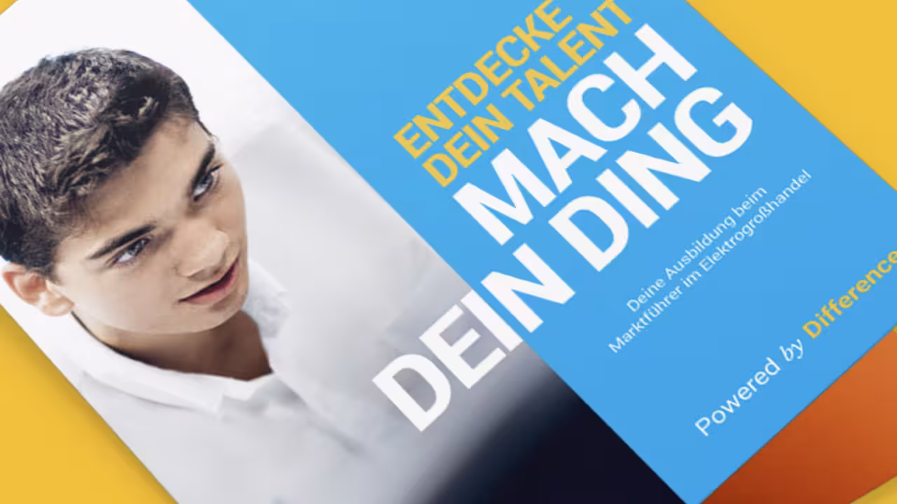 Sonepar Employer Branding Flyer Mach dein Ding